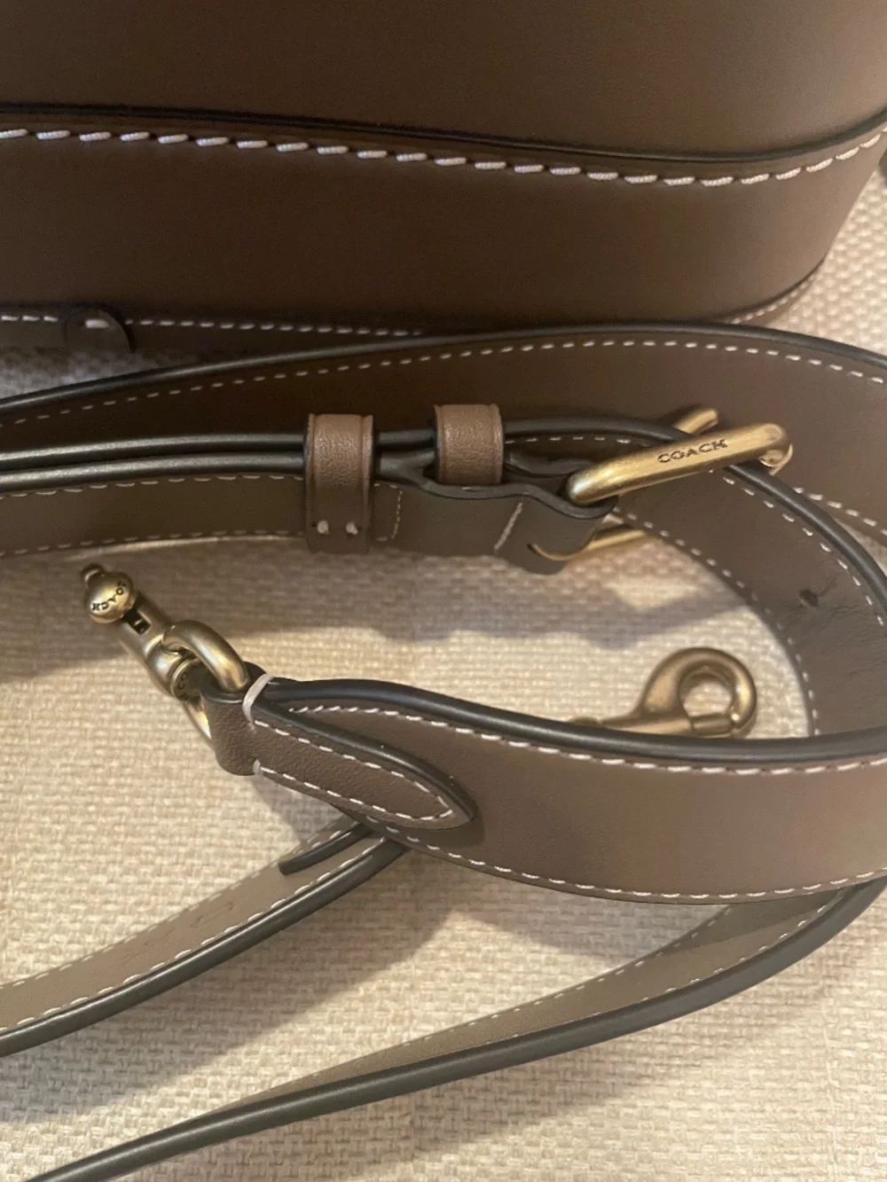 Coach Revel in Stone Leather NWT - Picture 11 of 13